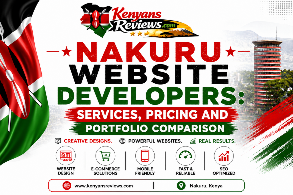 Nakuru Website Developers: Services, Pricing and Portfolio Comparison