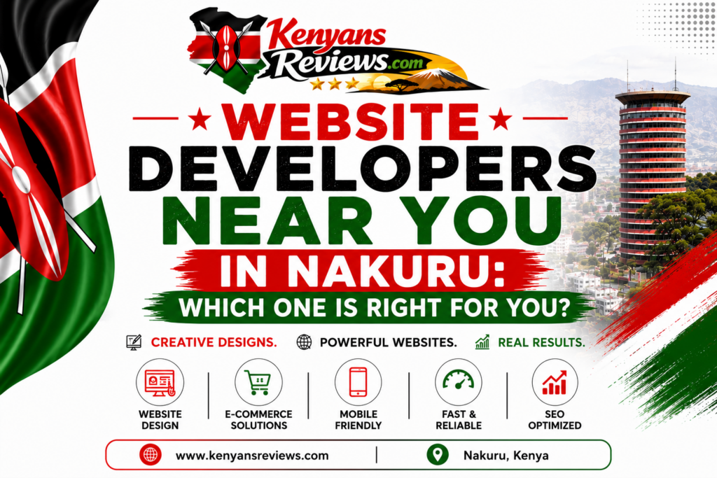 Website Developers Near You in Nakuru: Which One Is Right for You?